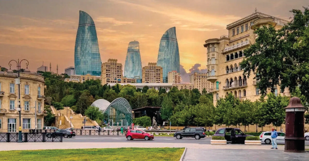 Baku blends futuristic skylines with old-city charm on the shores of the Caspian Sea.