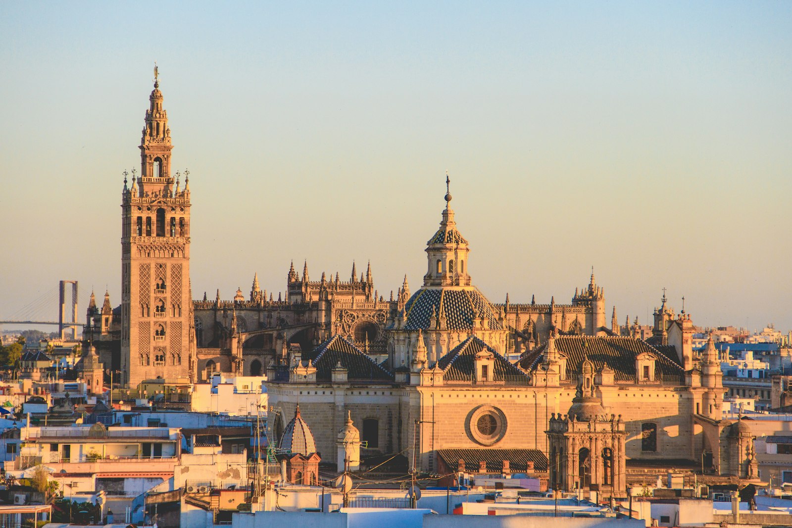 Seville Cathedral skyline in Spain